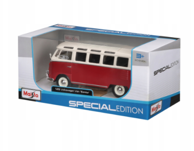 Метален бус Volkswagen Van Samba 1:24 Maisto 31956 red