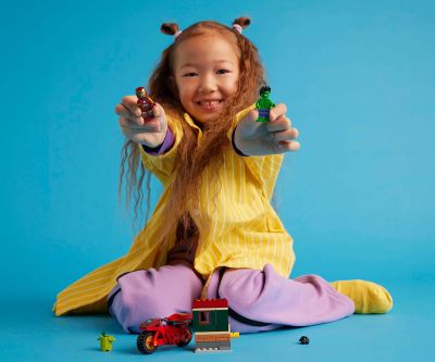 Конструктор LEGO Marvel Super Heroes 76287 Железният човек с мотоциклет и Хълк