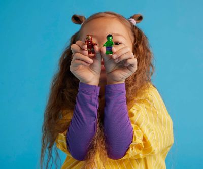 Конструктор LEGO Marvel Super Heroes 76287 Железният човек с мотоциклет и Хълк