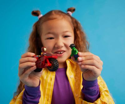 Конструктор LEGO Marvel Super Heroes 76287 Железният човек с мотоциклет и Хълк