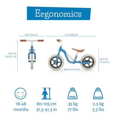 Колело за баланс Chillafish Charlie Navi