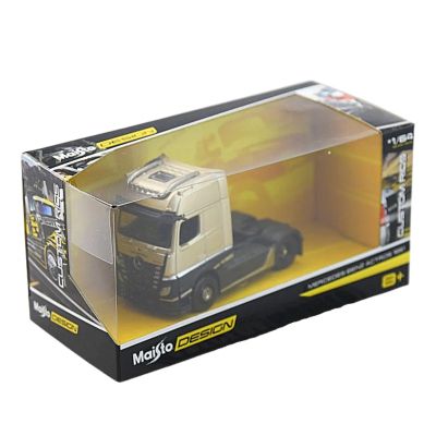 Камион влекач Mercedes-Benz Actros 1851 златист 1/64 MAISTO 12389