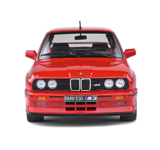 Метален автомобил BMW E30 M3 RED 1986 SOLIDO 1:18 - 1801502