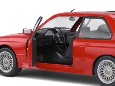 Метален автомобил BMW E30 M3 RED 1986 SOLIDO 1:18 - 1801502