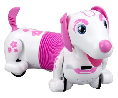 Разтеглив робо дакел YCOO Robo Dash Dackel Robotic Puppy Pink Silverlit 88742