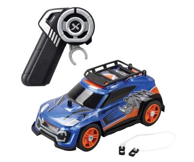 Състезателна кола с радио контрол Silverlit Build 2 drive Silverlit 371023 син