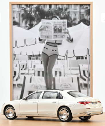 Метална кола Mercedes-Maybach S 680 4 MATIC 2021 Norev 1:18 - 183918