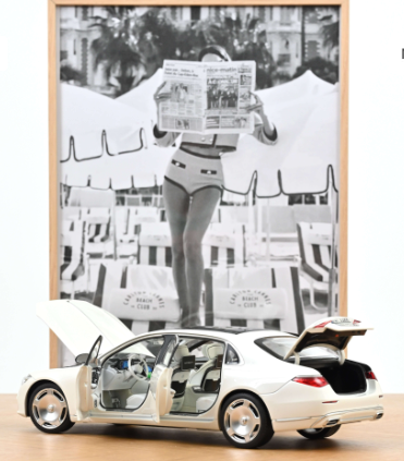 Метална кола Mercedes-Maybach S 680 4 MATIC 2021 Norev 1:18 - 183918