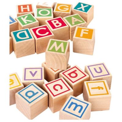 Ремарке за дърпане с дървени кубчета Hape H0487