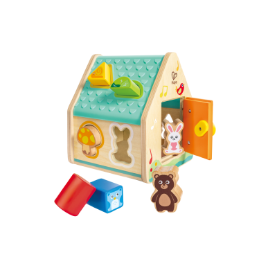 Дървен сортер за игра Горска къщичка Hape H0515