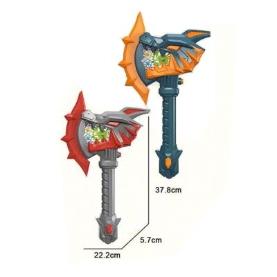 Брадва с двойно колело и драконови зъби Power Rangers Dino Axe