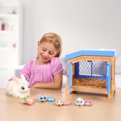 MOOSE Little Live Pets Зайче с 3 Изненади Mama Surprise 26593
