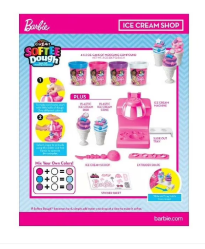 CraZArt комлект Barbie Ice Shop с моделин 34040 