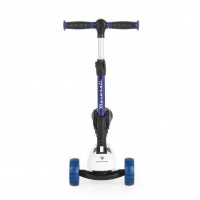 Сгъваема тротинетка със седалка Maserati 2В1 син 