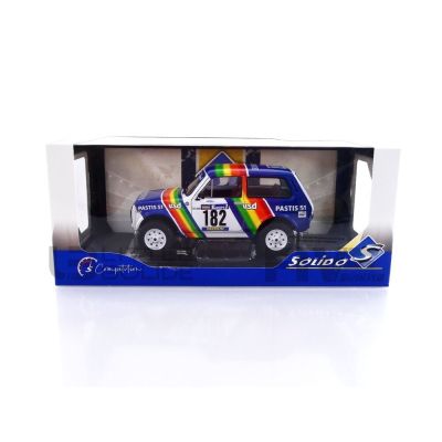 Метална кола LADA NIVA WHITE #182 JABOUILLE/SARDOU PARIS-DAKAR 1984 SOLIDO 1:18 - 1807305