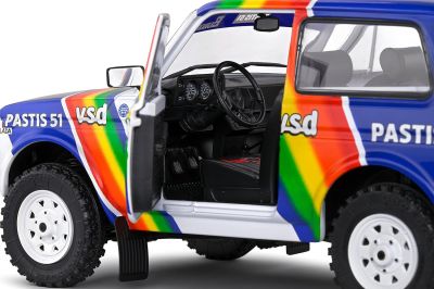 Метална кола LADA NIVA WHITE #182 JABOUILLE/SARDOU PARIS-DAKAR 1984 SOLIDO 1:18 - 1807305