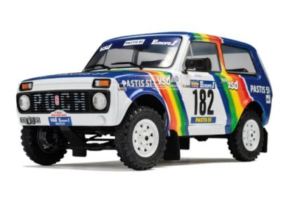 Метална кола LADA NIVA WHITE #182 JABOUILLE/SARDOU PARIS-DAKAR 1984 SOLIDO 1:18 - 1807305