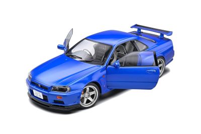 Метален автомобил Nissan Skyline (R34) GT-R SOLIDO 1:18 - 1804306