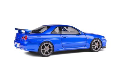 Метален автомобил Nissan Skyline (R34) GT-R SOLIDO 1:18 - 1804306