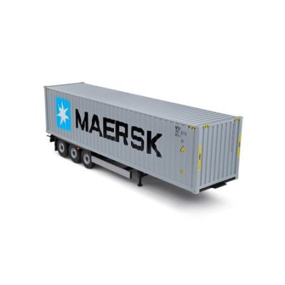 Ремарке за камион CONTAINER TRAILER MAERSK GREY SOLIDO 1:24 - 2400505