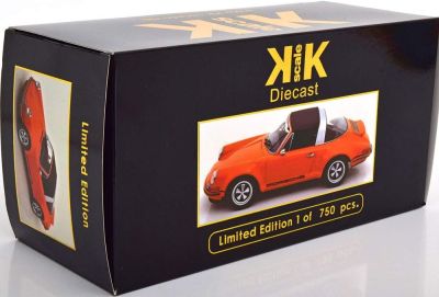Метална кола Singer Porsche 911 Targa KK Scale 1:18 - 180472