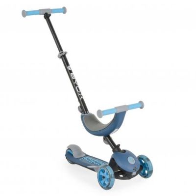 Сгъваема тротинетка със седалка Byox Motion 4в1 син