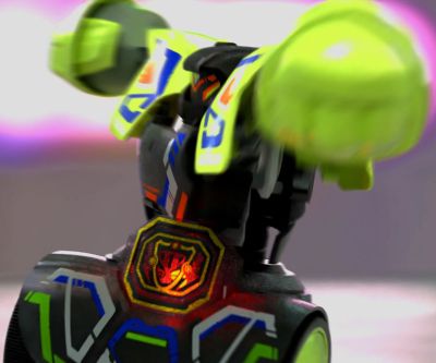 Боен комплект Robot Tornado Silverlit 86883 зелен и син 