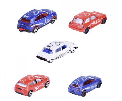 Комплект 5 метални колички French Touch Majorette 212055012