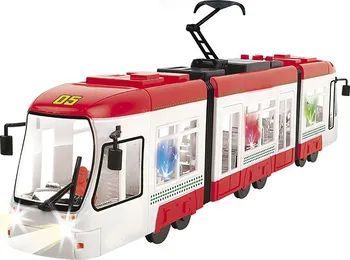 Детски музикален трамвай със звук и светлини червен