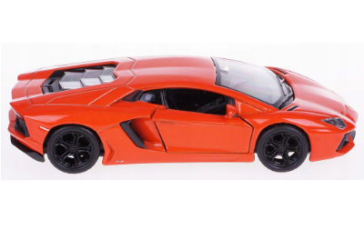 Метална кола Lamborghini Aventador Coupe Welly 1:34