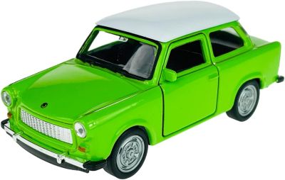 Метална кола Trabant 601 Welly 1:34 зелен