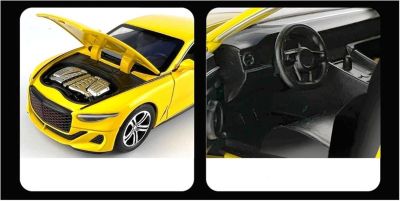 Метална кола Bentley Mullena със звук 1:32 червен