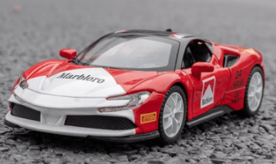 Метална кола Ferrari Sport със звук 1:32 
