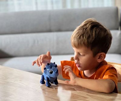 Робот Динозавър син Silverlit 88593 - Dino Heads Up Blue