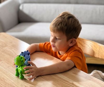 Робот Динозавър зелен Silverlit 88594 - Дино Heads Up Green