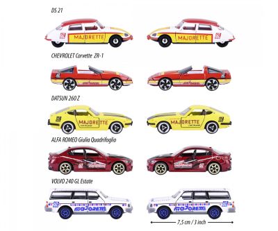 Комплект 5 метални колички Anniversary Edition Majorette 212054101