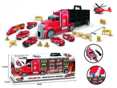 Камион куфар с колички Fire Truck 666-03