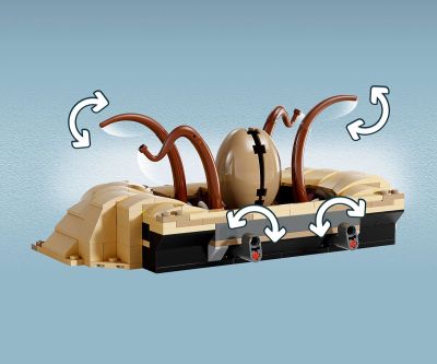 Конструктор LEGO Star Wars 75396 Пустинен скиф и ямата на сарлака