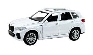 Метална кола BMW X5 SUV със звук 1:28 бял