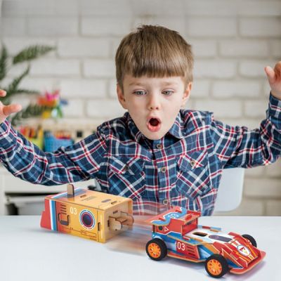 Пъзел 3D National Geographic Rocket & Racing Car CubicFun DS1099h 