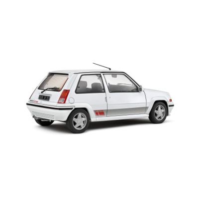 Метален автомобил Renault 5 GT Turbo MK2 White 1989 SOLIDO 1:18 - 1810002
