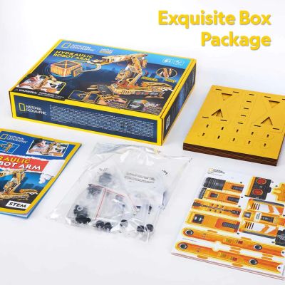 Пъзел 3D National Geographic STEM Робот с хидравлична ръка CubicFun DS1092h