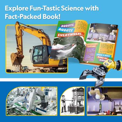 Пъзел 3D National Geographic STEM Робот с хидравлична ръка CubicFun DS1092h