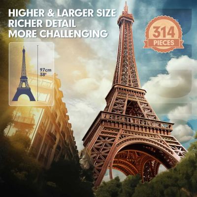 Пъзел 3D Eiffel Tower 314ч. CubicFun MC284h