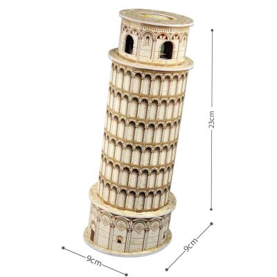 Пъзел 3D Миниатюрна Кулата в Пиза CubicFun S3008h 