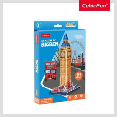 Пъзел 3D Миниатюрна Big Ben CubicFun W3196H