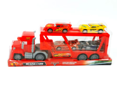 Камион с ремарке Мак Колите Cars с 4 колички