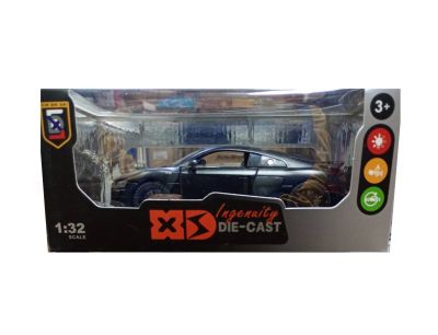 Метална кола Audi R8 със звук 1:32 черен