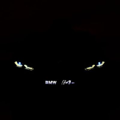 Акумулаторна кола BMW I4 шампанско