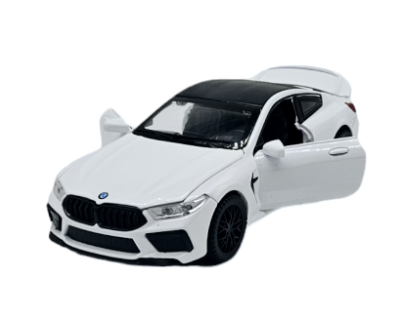 Метална кола BMW M8 със звук 1:32 